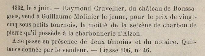 Zoom d'une page d'un livre avec environ 6 lignes