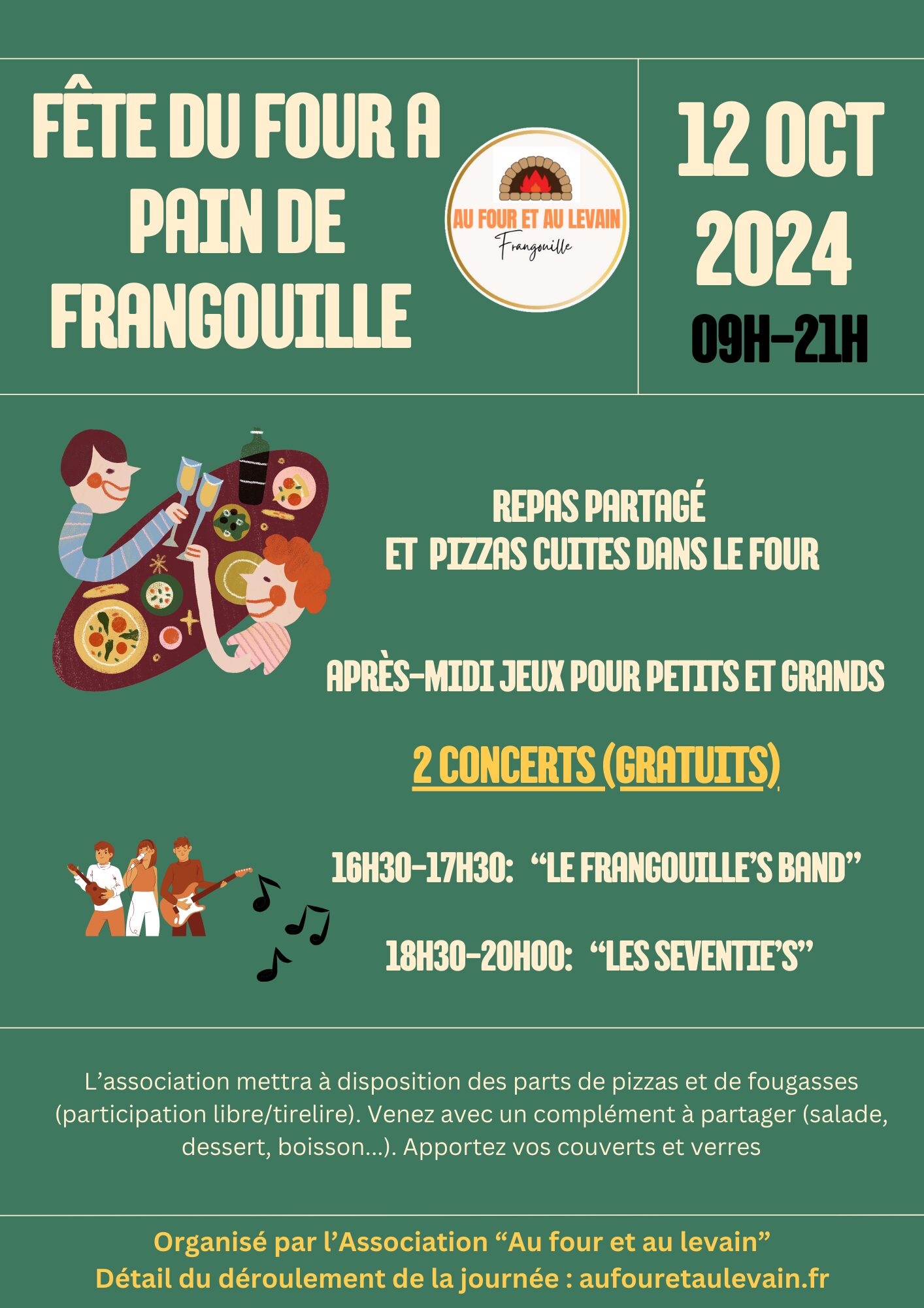 3ème fête du four à pain samedi 12 octobre 2024