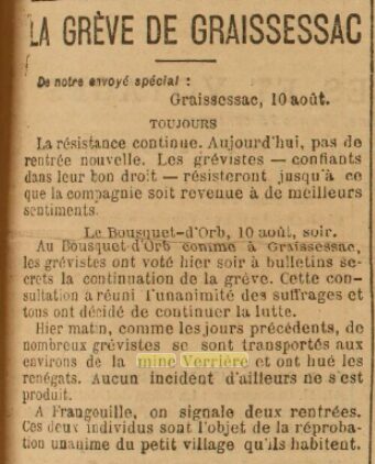 la dépèche, 11 août 1894