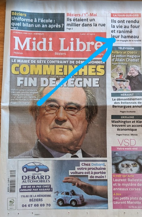 Le Midi-Libre en visite à Frangouille