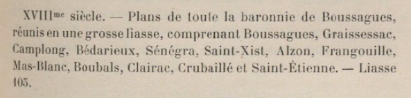 plans baronnie dont franguille xviii page 191