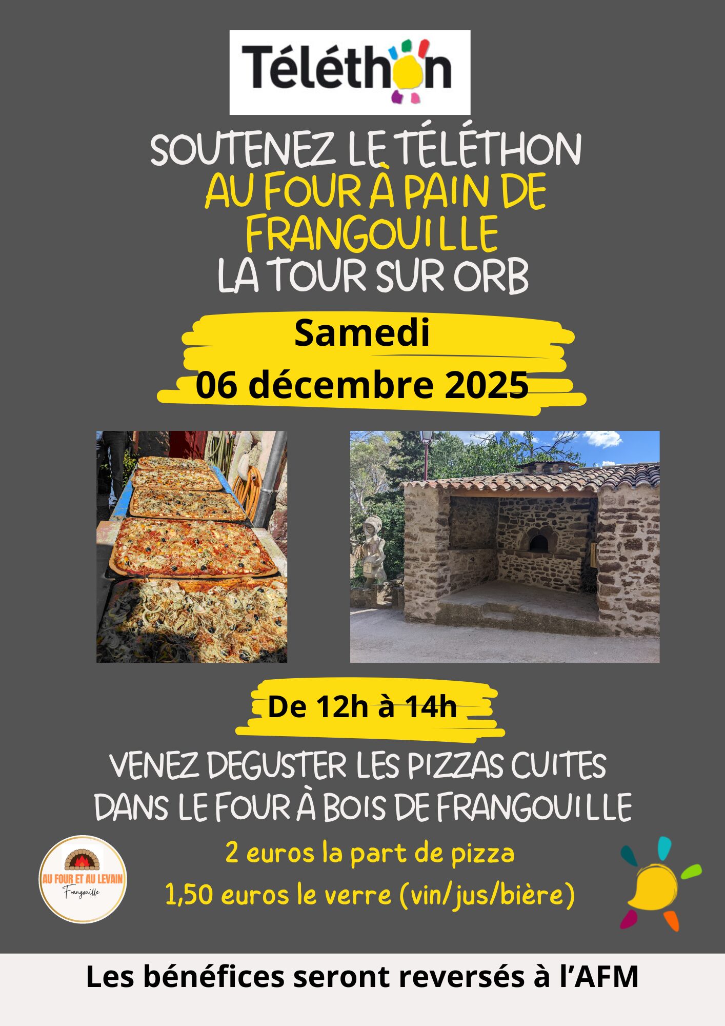 L’association « Au four et au levain » se mobilise pour le Téléthon 2025