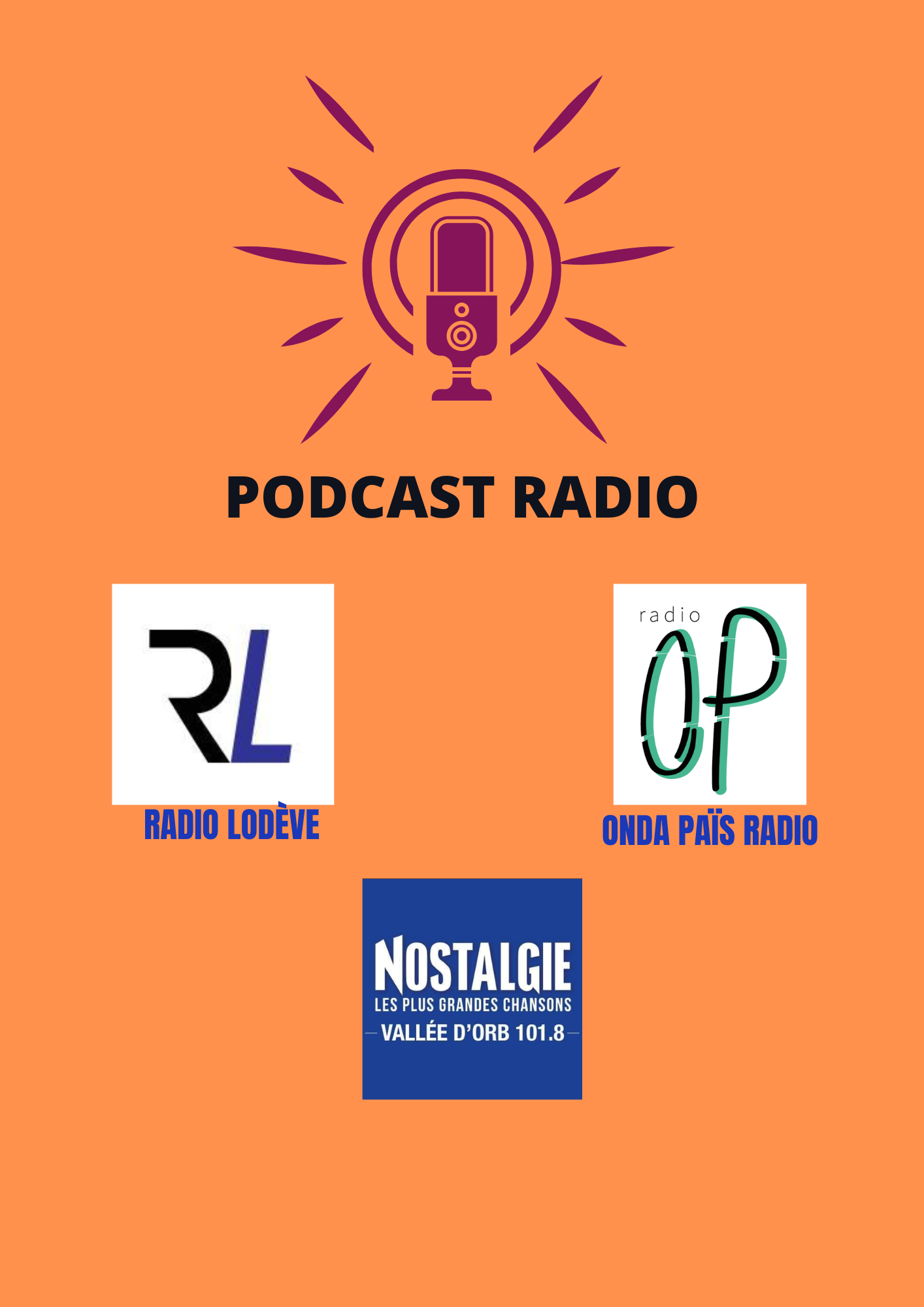 Retrouvez nos interviews radio